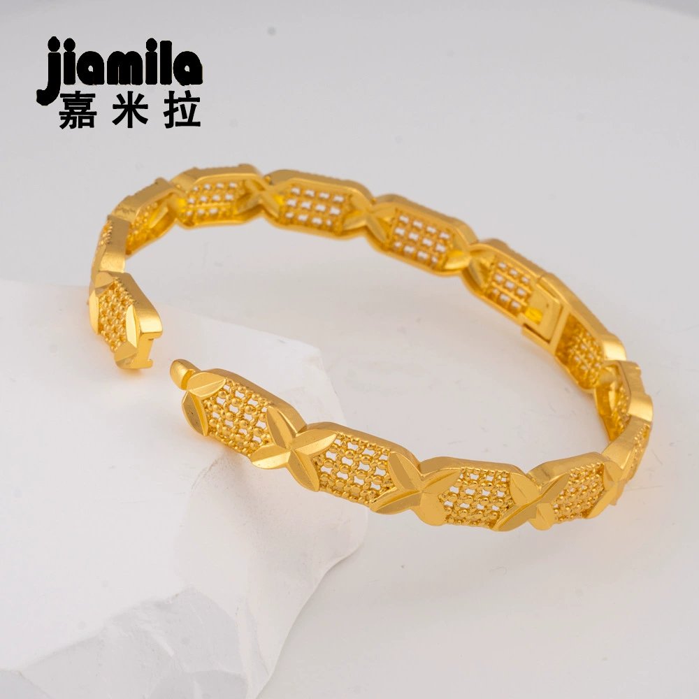 嘉米拉 Copper bracelet, fashionable jewelry, 24 carat, European style