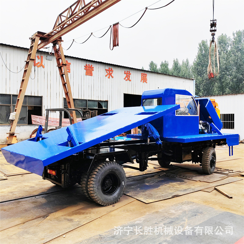 四不像钢筋运输车 四驱六轮自制板材托运自卸车四不像平板车