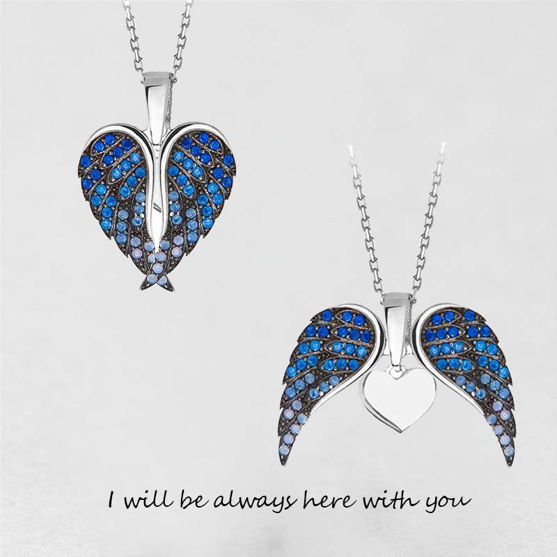 Ig Style Simple Style Heart Shape Wings Copper Zircon Pendant Necklace In Bulk display picture 3