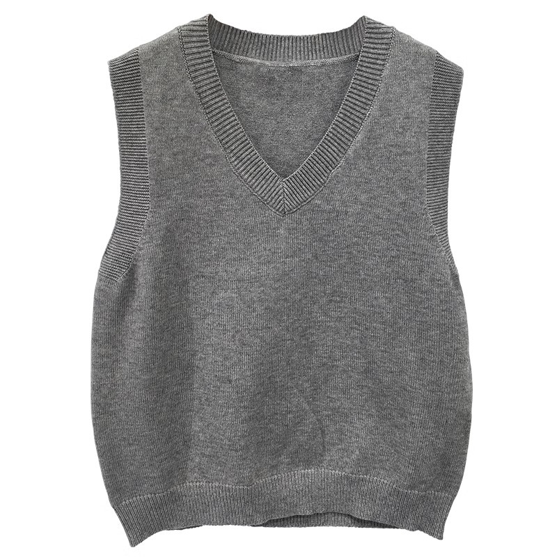 2024 primavera y otoño nuevo estilo suelta vintage suéter de punto Chaleco de las mujeres chaleco estilo coreano versátil abrigo image 7