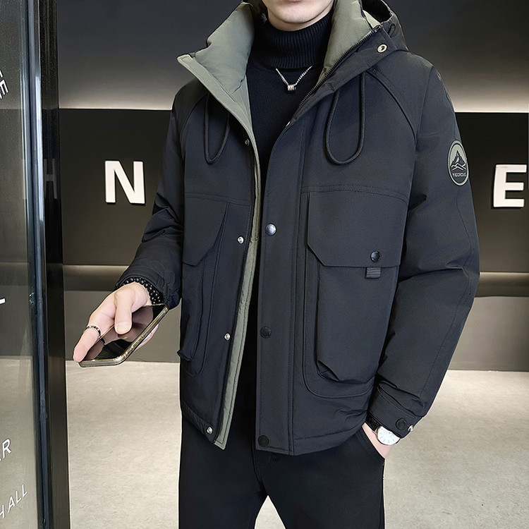 Men's Thickened Winter down Jacket 2025 New Trendy High-End American-Style Workwear Lightweight Outdoor Coat