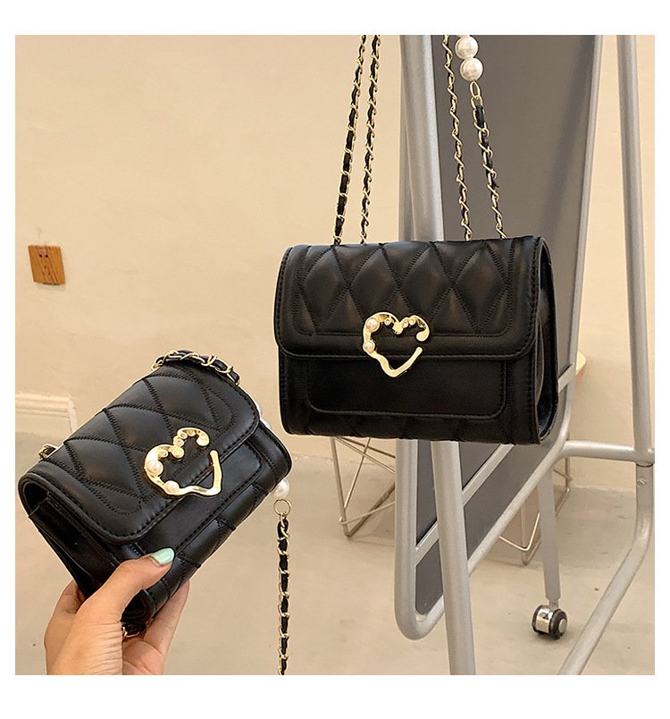 Wholesale Heart-shaped Buckle Messenger Shoulder Small Square Bag Nihaojewelry display picture 188