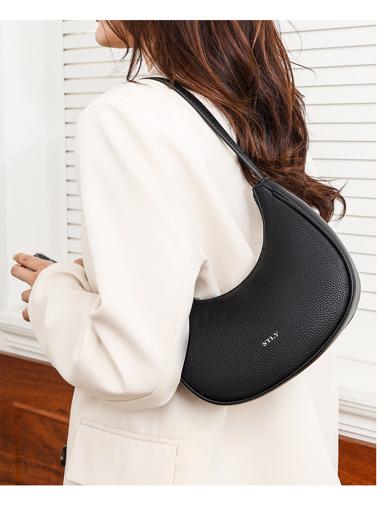 Borsa a tracolla da donna alla moda Borsa da donna popolare in morbida pelle di alta qualità retrò 2024 Nuovo stile semplice design di nicchia Borsa da donna popolare_voghion.com