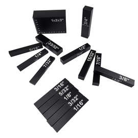 15个英制设置块高度计套件量块 精密铝设置条 Setup Blocks guage