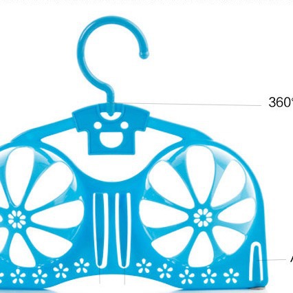 Anti-deformación sujetador tendedero sujetador rack precio único mojado y seco ropa interior percha