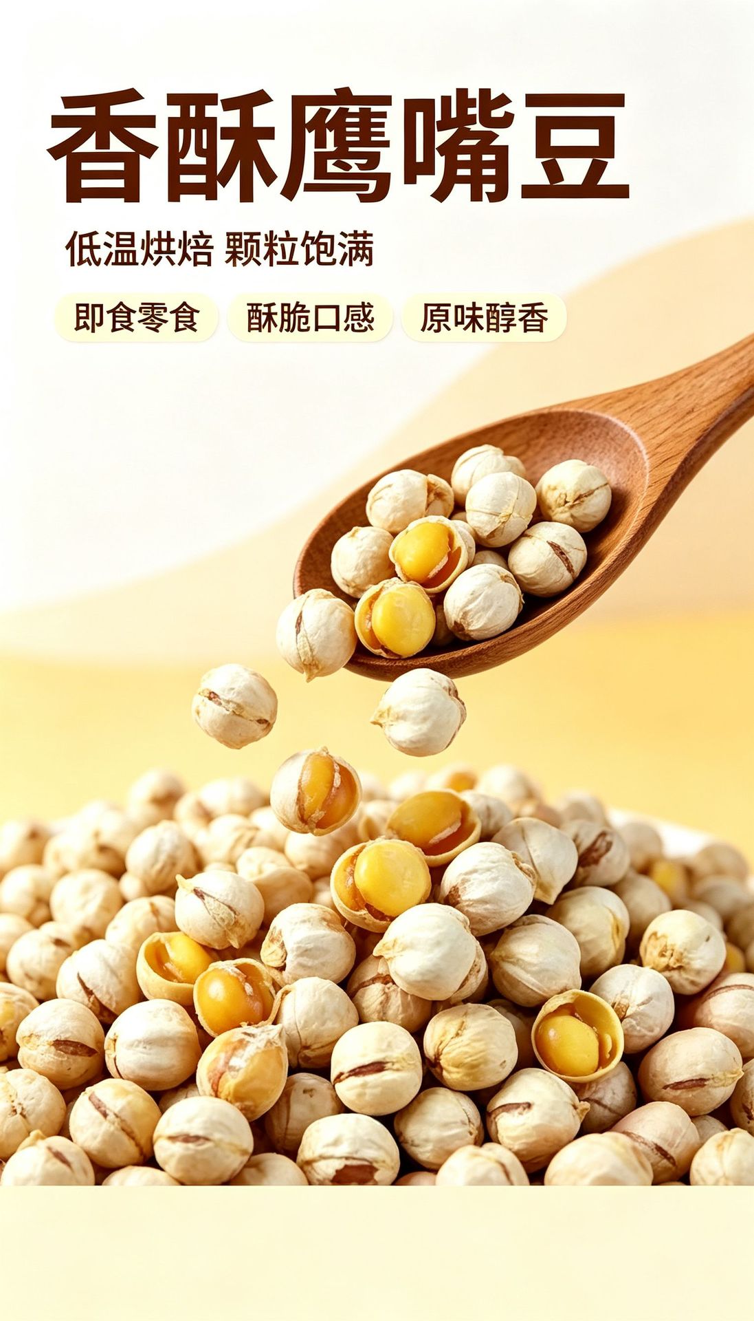 Crispy Roasted Chickpeas Ready to Eat Healthy Whole Grain Snack 500g x 2 Bags key features