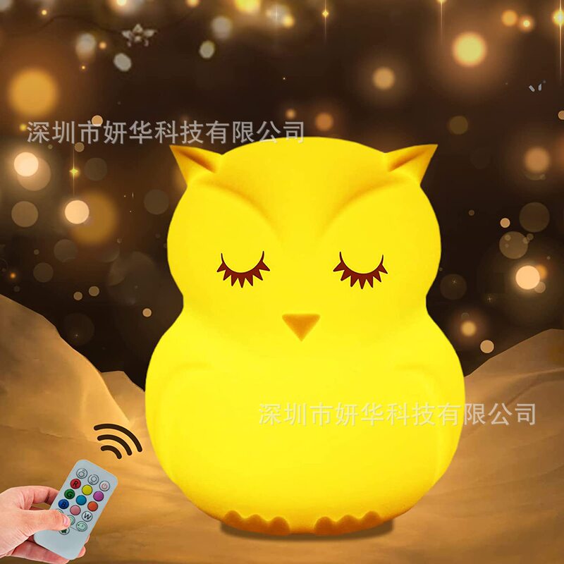 越境中号のフクロウのシリカゲルは明かりをたたいて変色します。|undefined