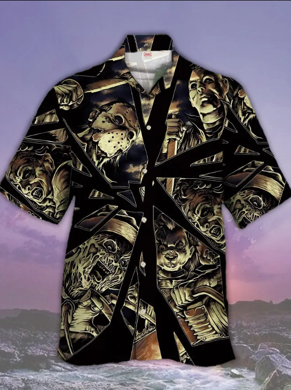 Camisa de cuello cubano impresa en 3D, tienda de fabricantes de hombres, estación independiente de verano de moda, patrón de venta caliente, ropa de hombre de playa hawaiana