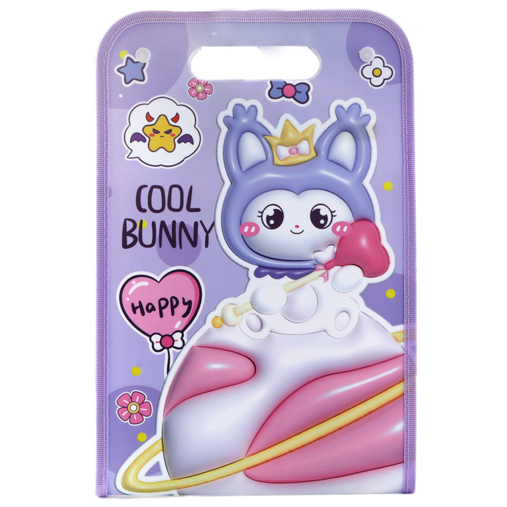 Carpeta a4 multicapa de estudiantes con papel de prueba de inserción para organizar la carpeta de libros de estudiantes de secundaria y secundaria