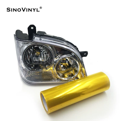 Kalek car headlight color: Automotive Film - 039-m-golden