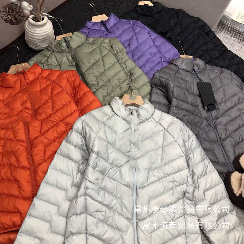 Sunstone Autumn and Winter New 3138 Stand Collar down Jacket Outdoor Sports Hiking Lightweight Warm Duck down Jacket Wholesale