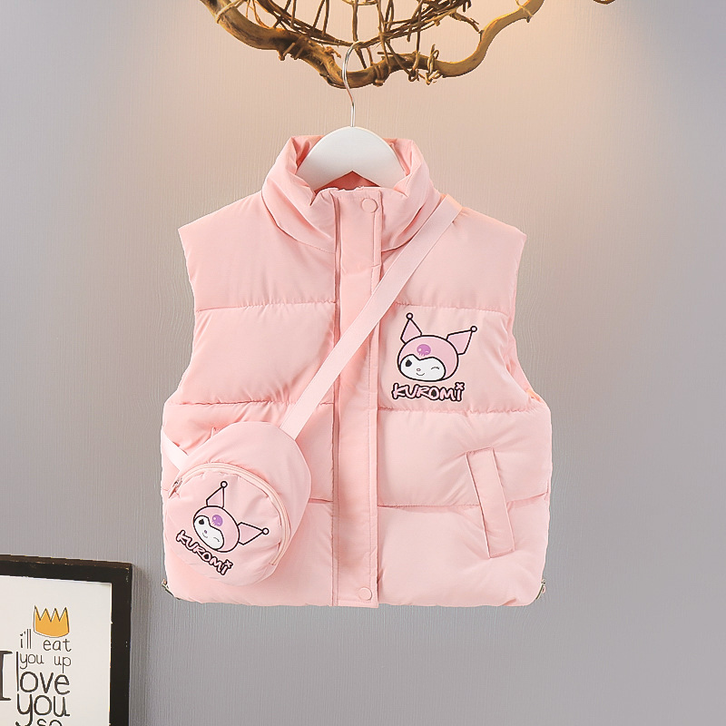 Ropa para niños al por mayor de las niñas Chaleco de invierno abrigo nuevo ropa de invierno para niños coolomi abrigo cálido abrigo Outwear