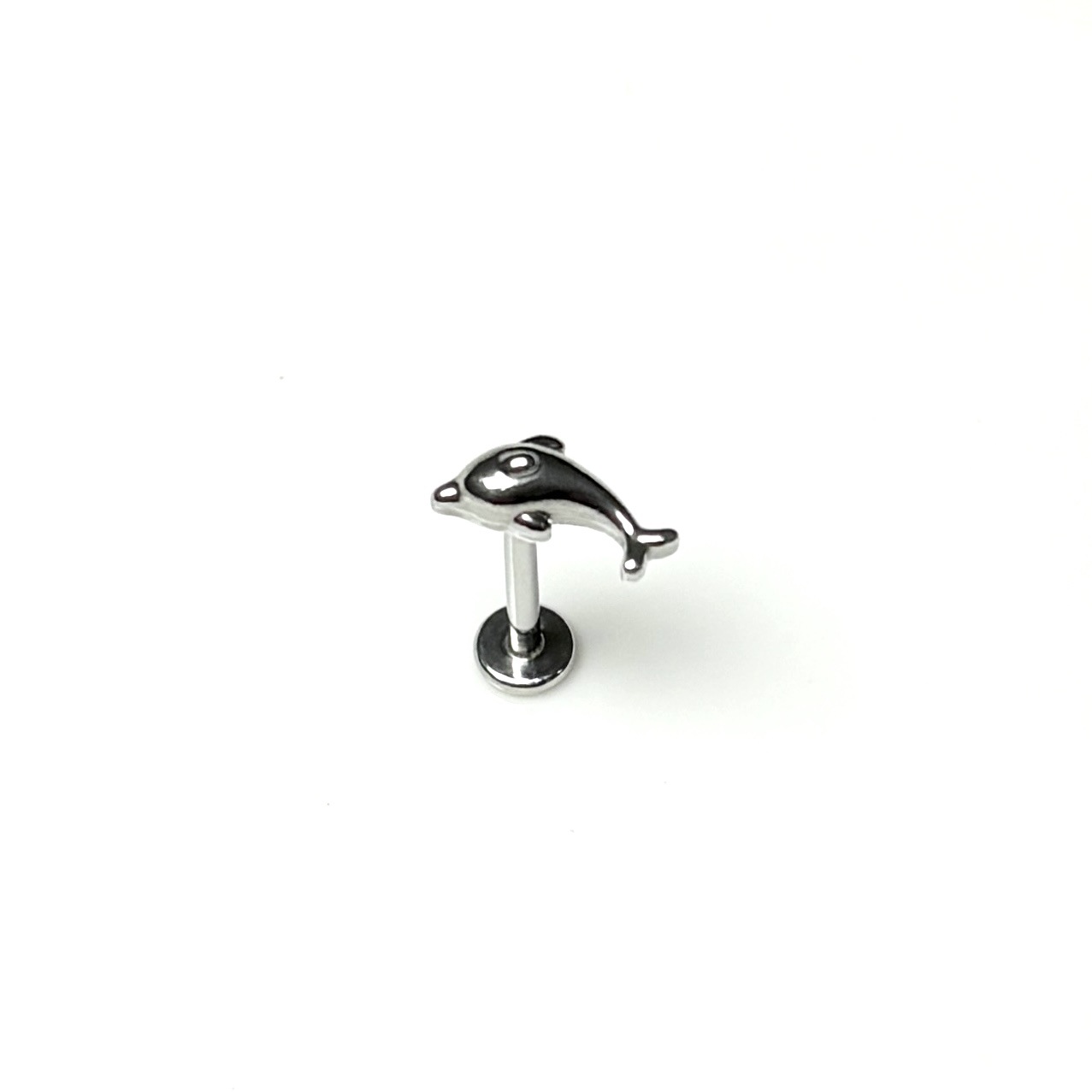 Labret stud lip piercing jewelry styling detail