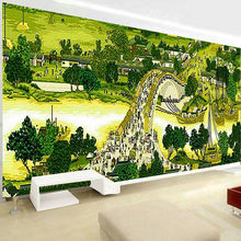 清明上河图十字绣线绣新款客厅大幅明清古典全景