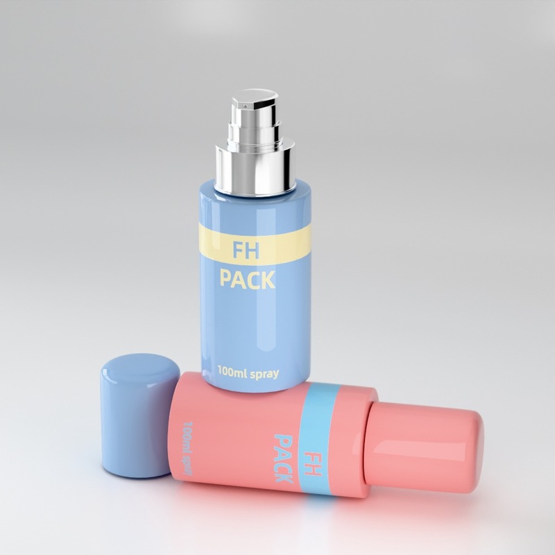 100ml PETプラスチックローションポンプボトルスキンケア製品包装|undefined