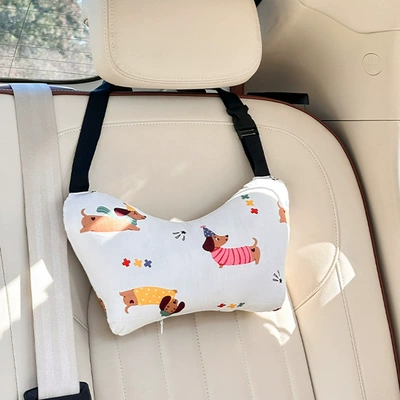 Car curtains Curtain Side Curtain - small-childrens-sleeping-pillow-saint-dog