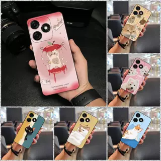 适用Tecno手机壳动漫简约趣味创意奢华质感硅胶数码软壳全包边CP