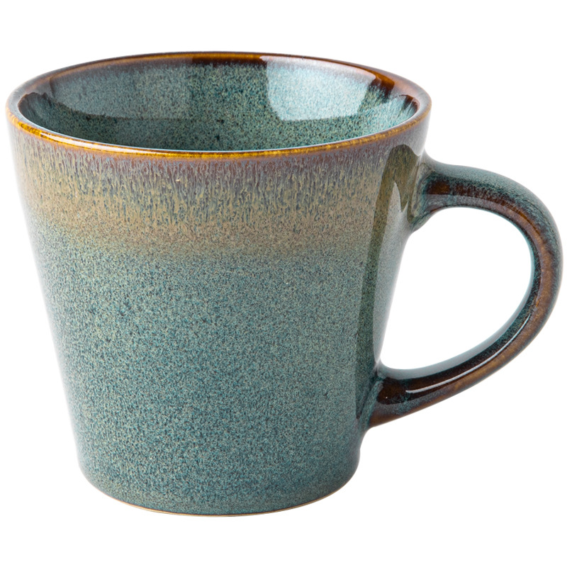 El horno de moda de Amazon se convierte en una taza de café de alta gama, taza de oficina retro, taza de pareja de cerámica, regalo de Tanabata