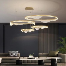 2024年新款北欧灯具组合全屋套餐现代简约大气设计感客厅家用吊灯