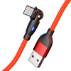 Cross -border new product bending 180 degrees data cable Android Typec3a fast charge mobile game data cable