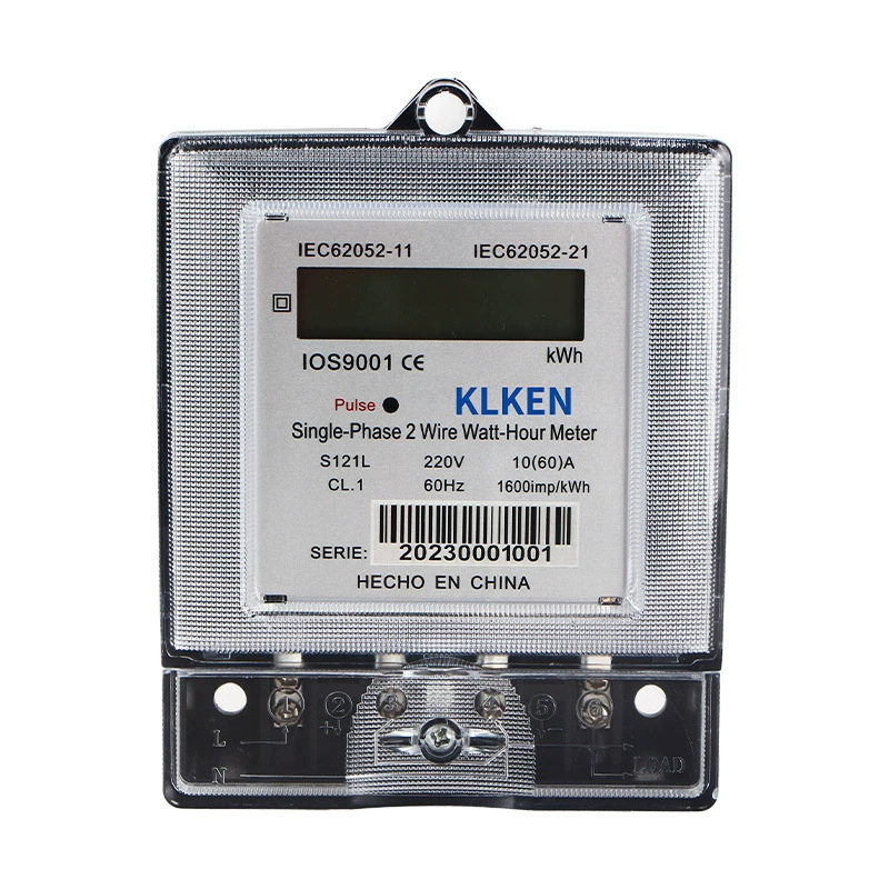 Английская версия для внешней торговли однофазный бытовой электросчетчик 220 В ЖК-счетный дисплей счетчик электроэнергии