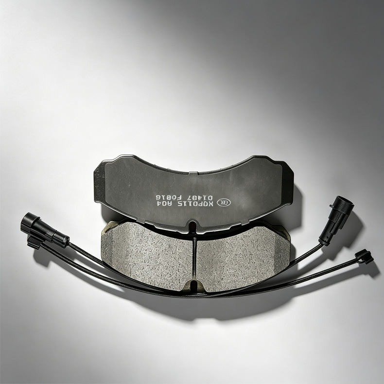 D1487 Car Brake Pads with Alarm Line for Iveco Light Trucks and Buses, Wholesale Brake Friction Pads