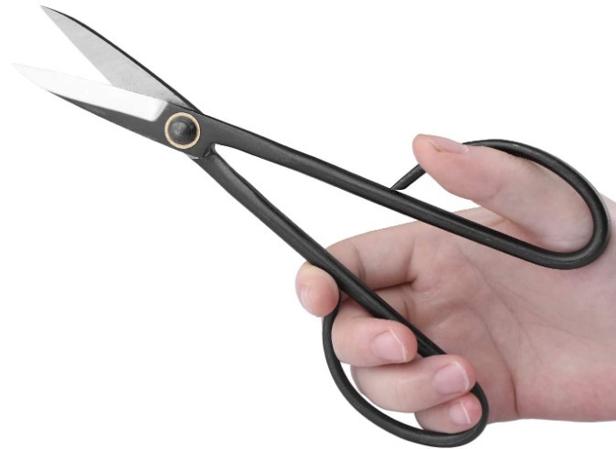 全钢日式小枝切铗掏枝剪叶芽剪小枝切剪刀盆景插花剪刀