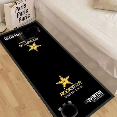 Avtomobil döşəmə paspasları — Blanket Decorative Advertising Logo Motorcycle - mt63-40120cm-crystal-velvet-dot-plastic-bottom