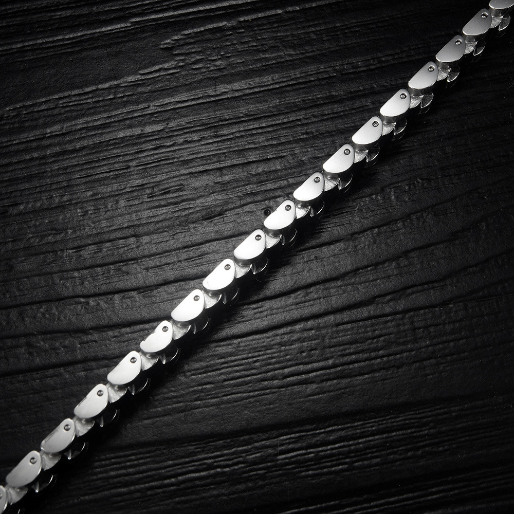 36g Weight Bracelets Classification Business, Travel Occasion Titanium Steel Material Geometric Pattern Men'S Gender Stoving Varnish Design Gold, Black Color Stainless Steel Fashion Men's Watch Chain Bracelet Wholesale Jewelry Nihaojewelry 7