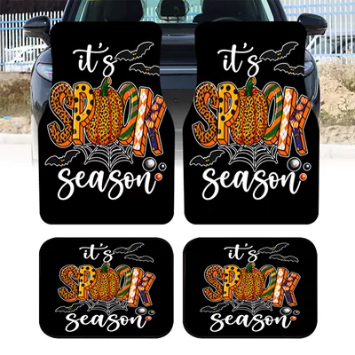cross-border Halloween-themed cartoon decorative car | Avtomobil döşəmə paspasları - t828qcjd-halloween-15-3344cmtwo-piece-set