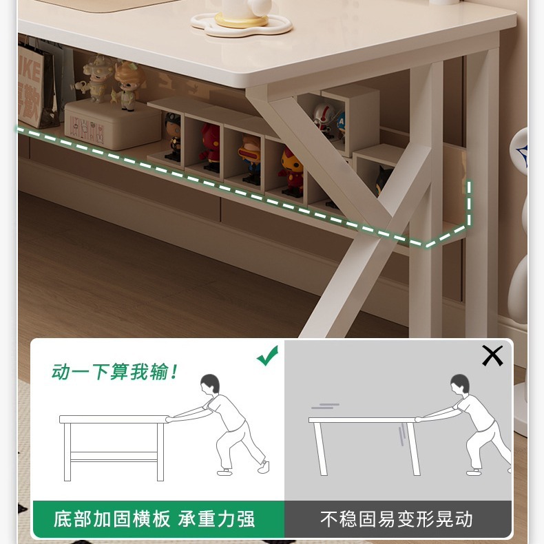 Escritorio de escritorio de estudiantes escritorio de computadora doméstica dormitorio de niñas escritorio de escritorio de escritorio