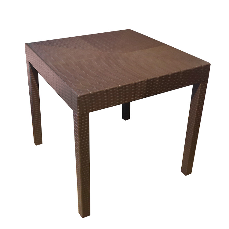 Mesa de café acrílica imitación de caña mesa de té lujosa alta sensación PP moderna simple mesa de té