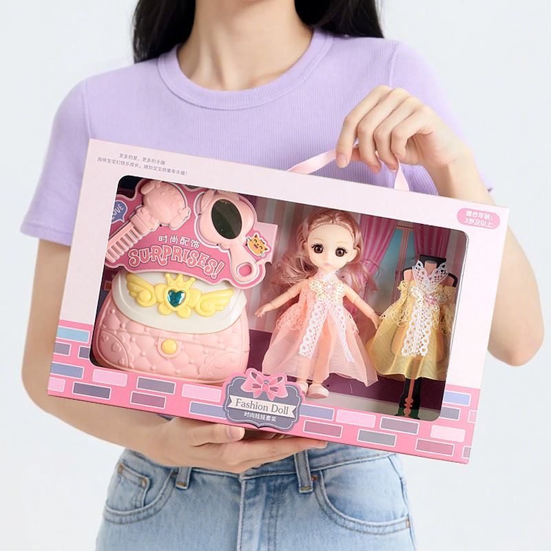 Chenghai Wholesale Barbie Doll Gift Box Training Institution Gift Exchange Toys Girls Dress-Up Doll Set