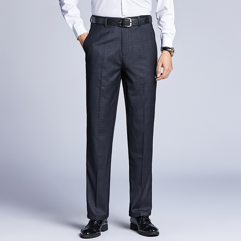 2021男士直筒修身休闲西裤男春夏透气男式男装商务西裤男职业正装