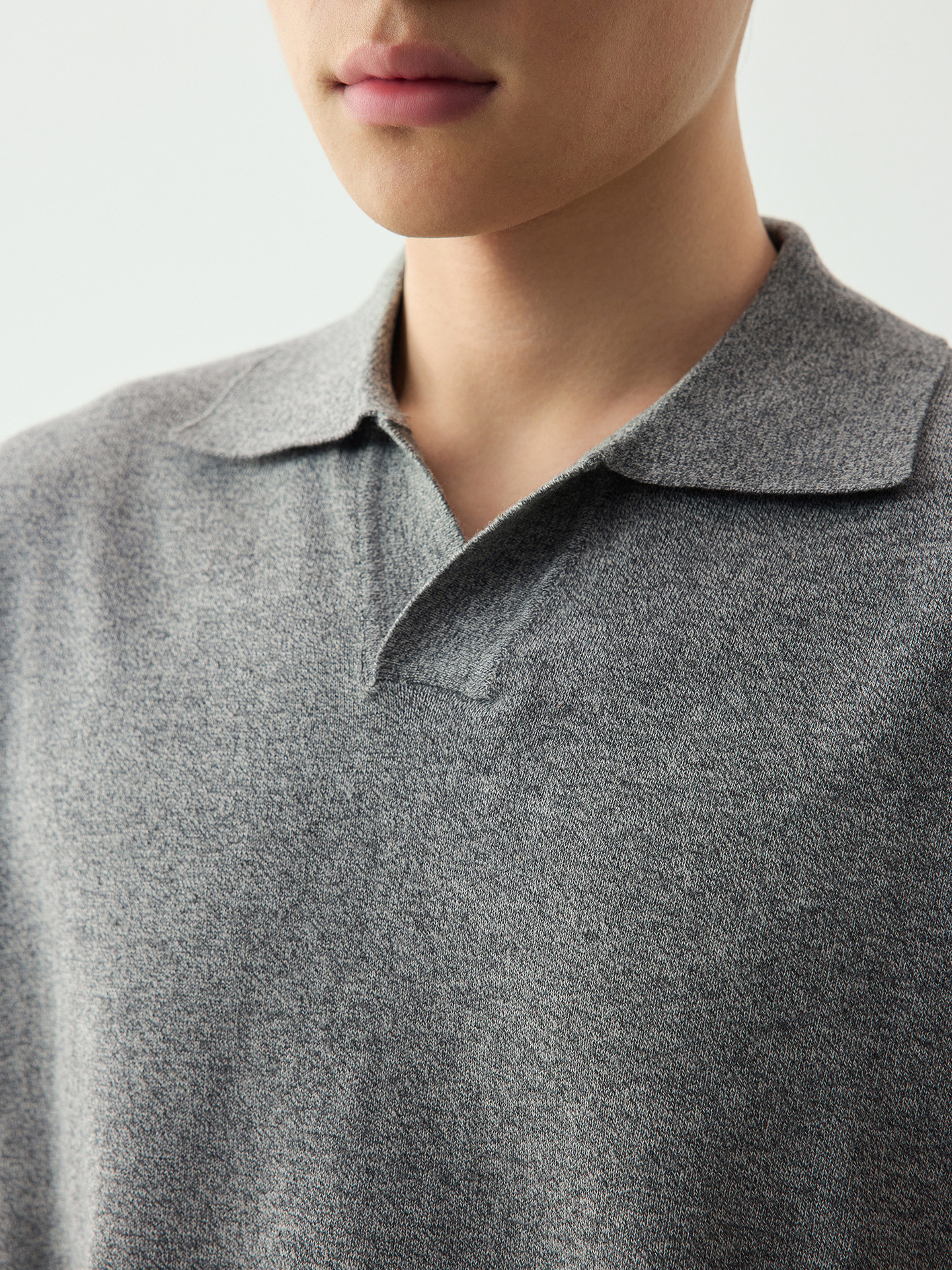 Áo polo nam cổ bẻ tay ngắn kiểu hải âu, chất liệu cotton thoáng mát — đen