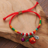 Ethnic purse, red rope bracelet, ethnic style, wholesale