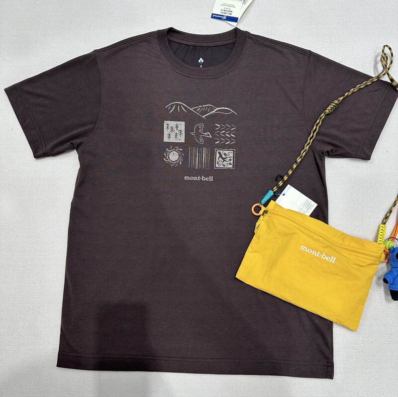 2026 Hot-Selling Meishan Montbell Summer Outdoor Casual Logo Printed Round Neck Short-Sleeved T-Shirt for Men and Women Couples 2026 Hot-Selling Meishan Montbell Summer Outdoor Casual Logo Printed Round Neck Short-Sleeved T-Shirt for Men and Women Couples
