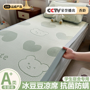 Summer 2025 New Ice Peas Mat Student Dormitory Single Bed Children 90x 190 Special Summer Soft Mat