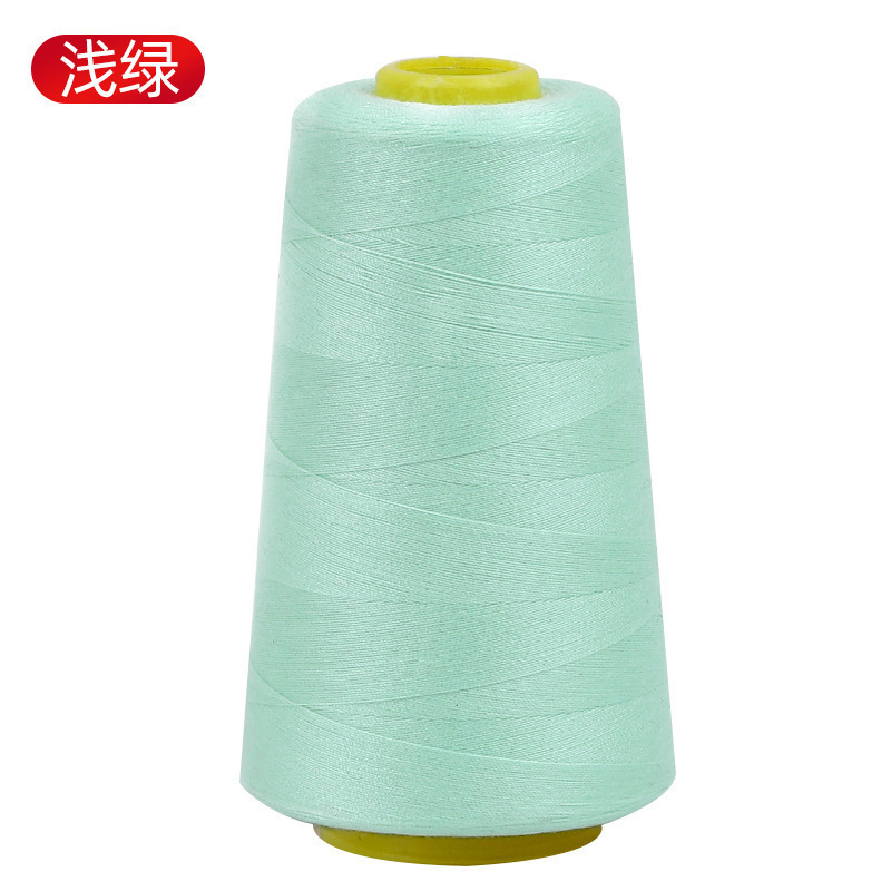 高速缝纫机线涤纶线  彩色缝衣细线 家用针线黑白短丝线|undefined