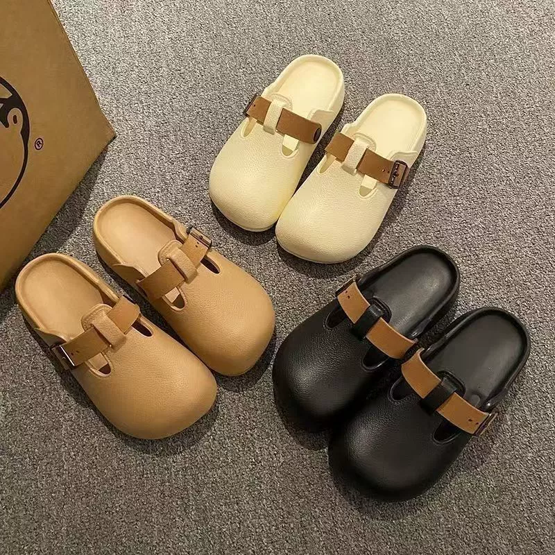 Женские сабо Baotou закрытые, в стиле Birkenstock, водонепроницаемые и комфортные, размеры 36–41