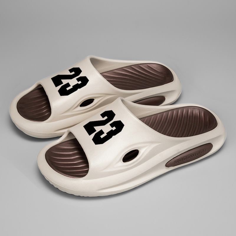 Zapatillas transfronterizas de gran tamaño para hombres 2025 chanclas de verano, zapatillas de playa, sandalias y zapatillas de suela gruesa al aire libre