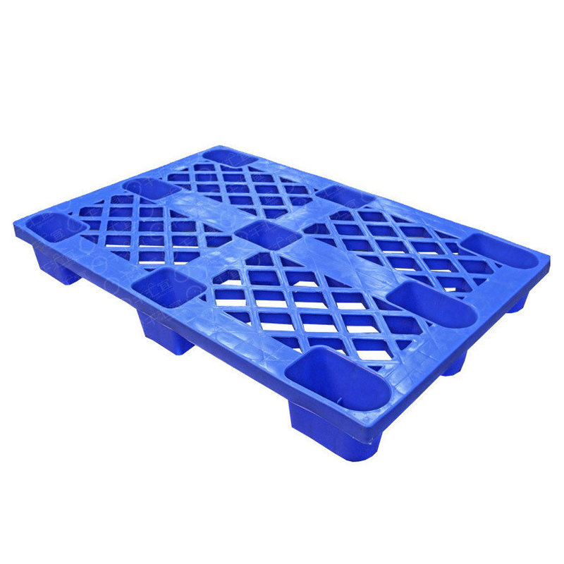 蓝色1190网格叉车地台板塑料托盘塑胶卡板托板1100*900*145mm