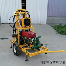 22马力液压伸缩式钻机  地源热泵150米打井机 家用小型打井钻机