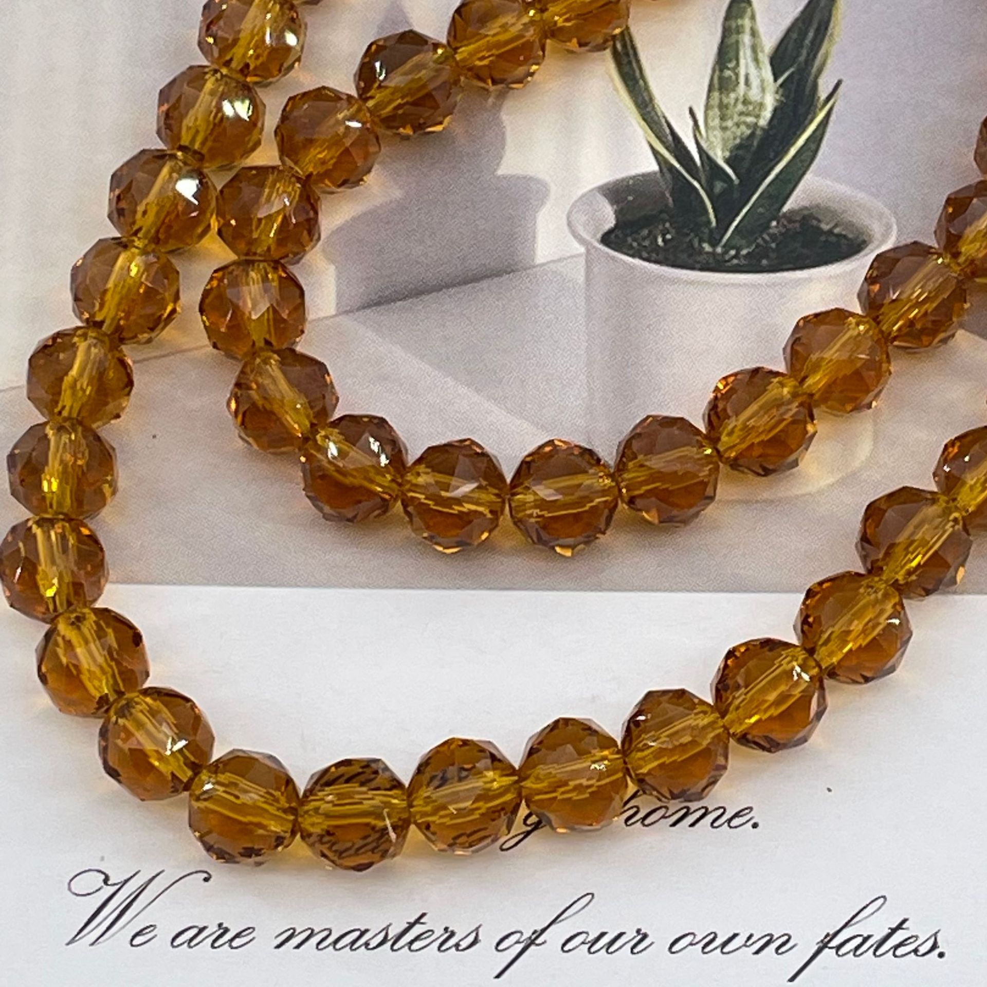 Bola de flores de 8mm Jingjing K9 cuentas sueltas de cristal 64 superficies cortadas con cuentas Accesorios de joyería hechos a mano de bricolaje Pulsera Collar lote suelto image 29