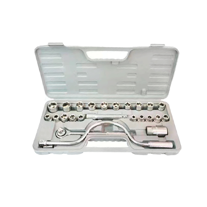Juego de llave de trinquete de acero al cromo vanadio genuino, juego completo de herramientas de reparación de automóviles mecánicos multifuncionales, juego completo