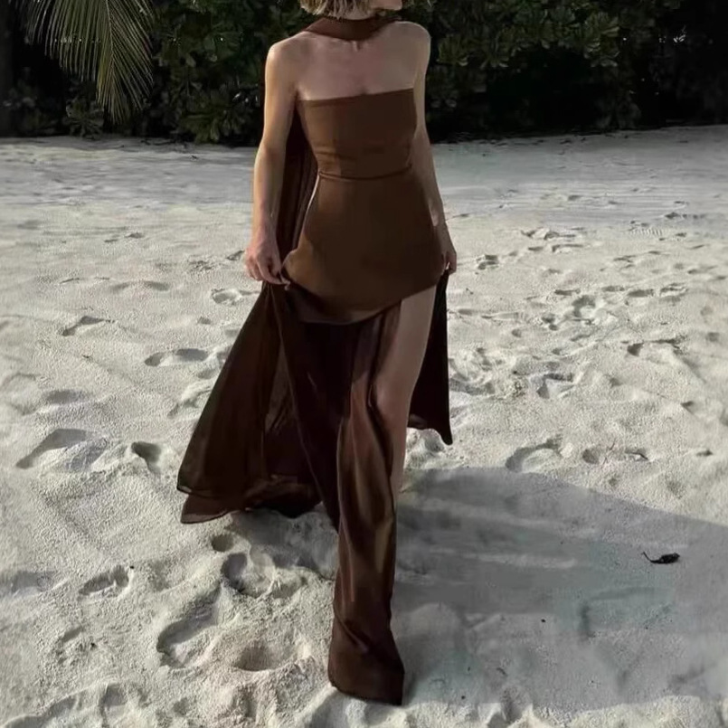Brand sexy elegant design long bra top