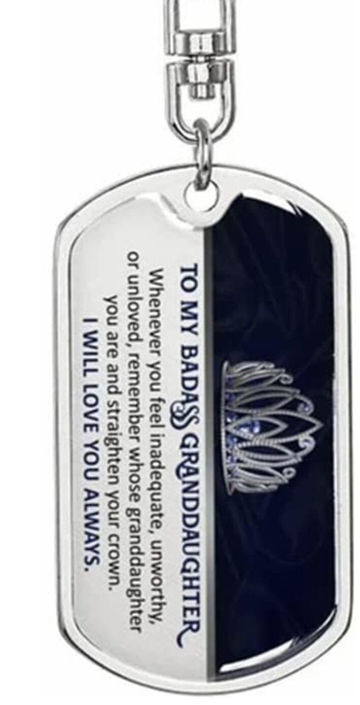 Cruz-frontera creativa simple DIY llavero de acero inoxidable epoxi colgante de acero de titanio europeo y americano clave colgante joyería al por mayor