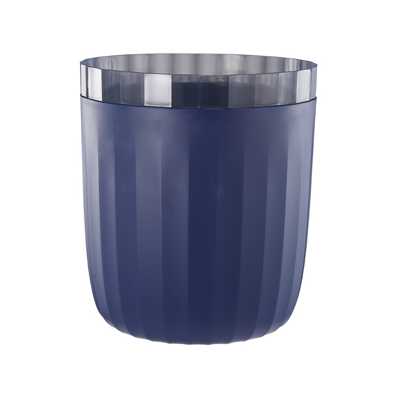 Cubo de basura para el hogar, baño, sala de estar, cocina, gran capacidad, anillo de presión, contenedor de almacenamiento para el suelo, cesta de papel simple para dormitorio