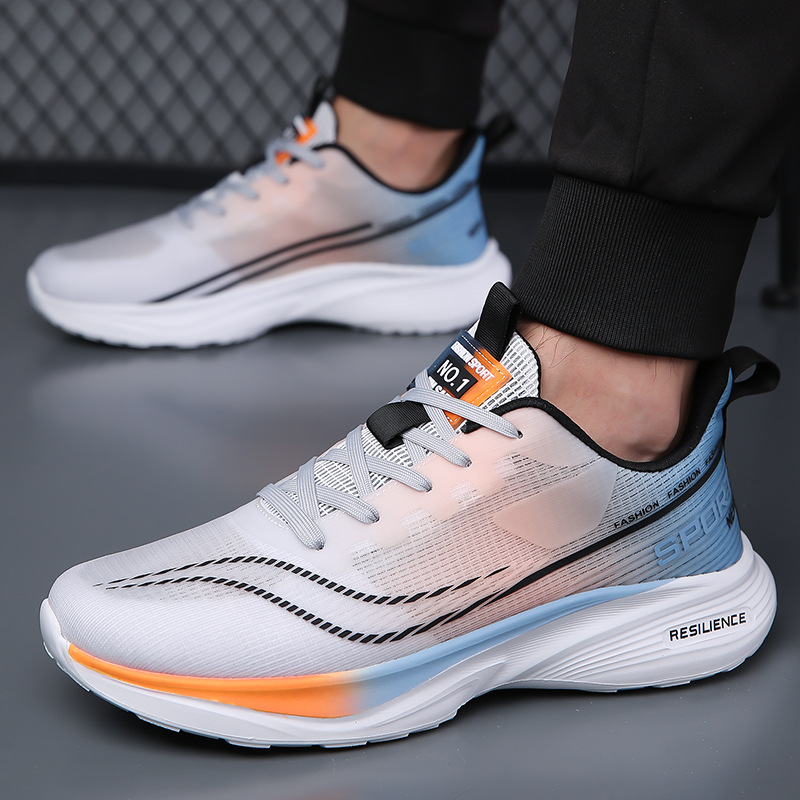 Autumn mesh breathable lightweight thin running sneakers