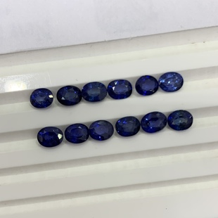 Factory Wholesale Sri Lanka Sapphire Bare Stone Oval Cut Jewelry Jewelry Inlay with Stone
